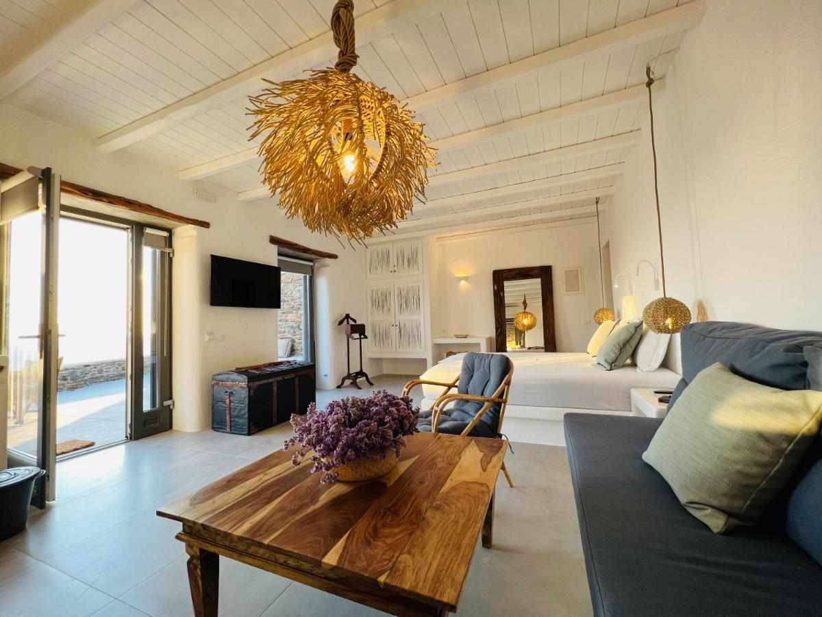 Aerino Seaside Villa Agios Romanos Eksteriør bilde